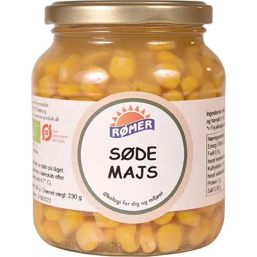 Rømer Söt Majs i Glas EKO | 350 g