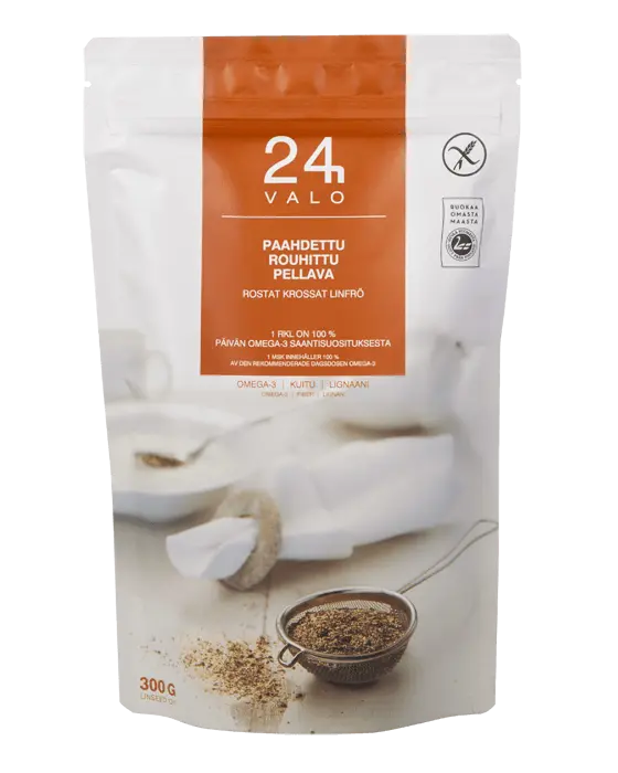 Rostat krossat linfrö, 300 g