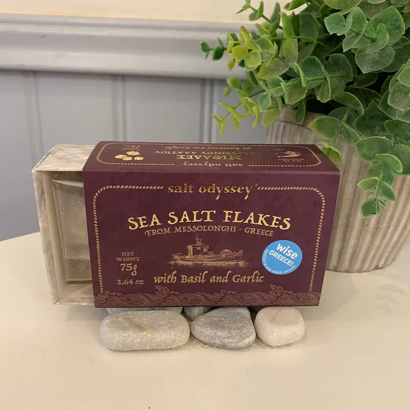 Salt Odyssey - Flingsalt basilika och vitlök