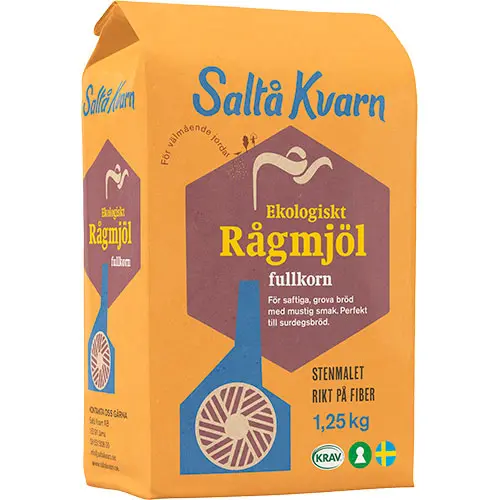 Saltå kvarn Rågmjöl Ekologisk Saltå Kvarn | 1250 g