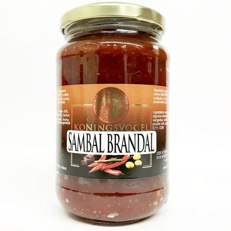 Sambal Brandal 375g, Koningsvogel