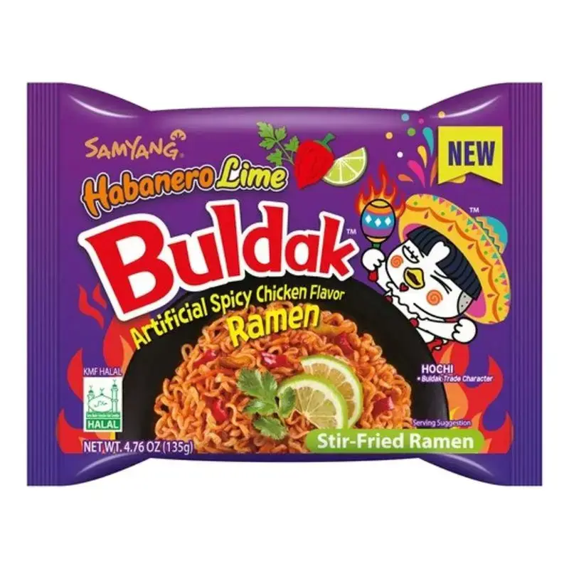 Samyang Hot Chicken Habanero Lime 135g