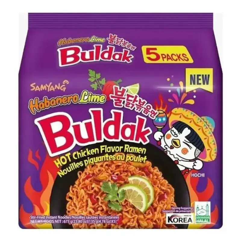 Samyang Hot Chicken Habanero Lime 5st