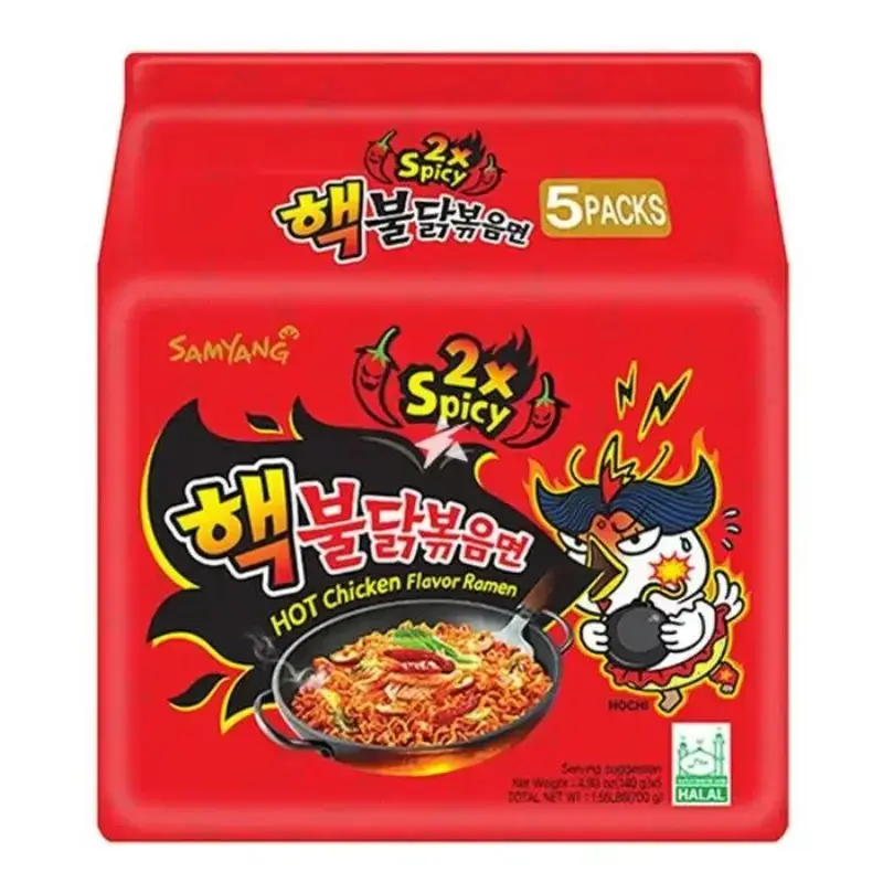 Samyang Hot Chicken Ramen 2x Spicy 5st