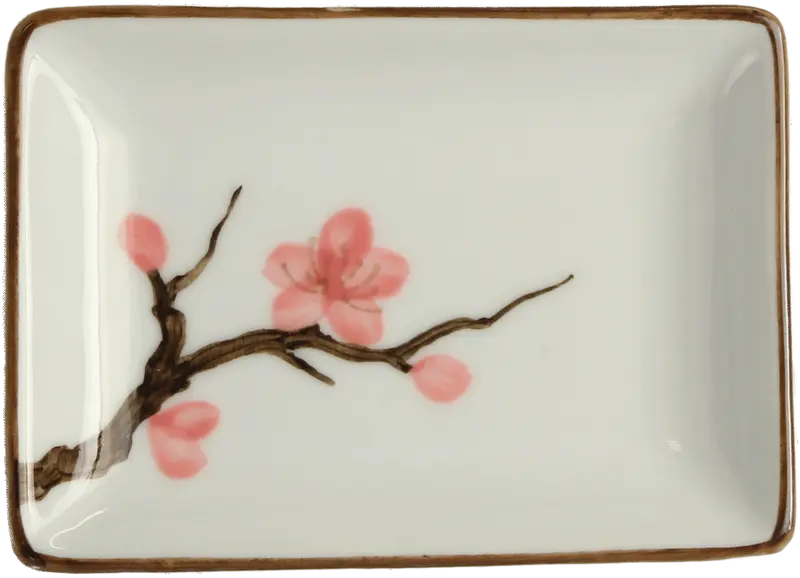 Såsskål med Sakura-motiv. Storlek