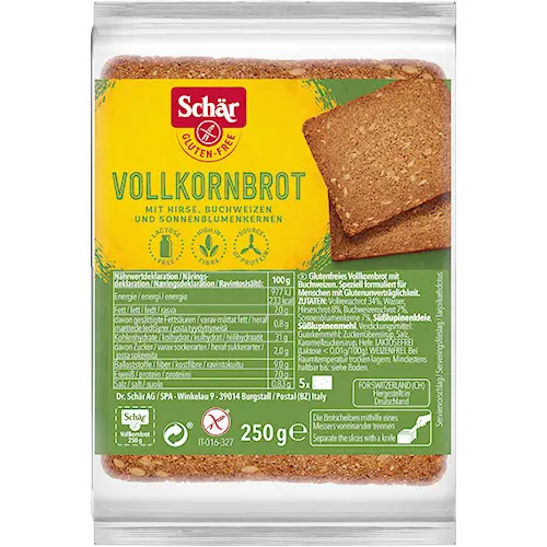 Schär Fullkornsbröd | 250 g
