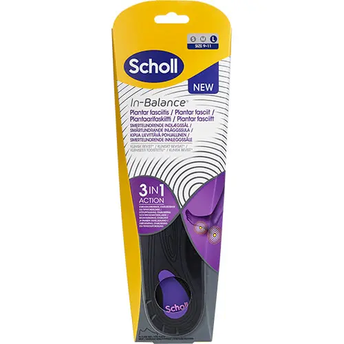 Scholl Med Insoles Plantar Fasciitis (L)