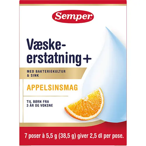 Semper Vätskeersättning+ med Elektrolyter | 38.5 gr
