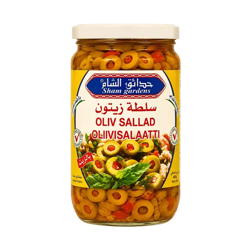 Sham Gardens Oliver Sallad 600g – Autentisk Smak från mellanöstern