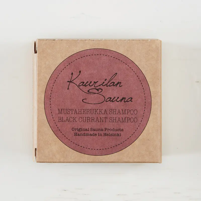 Shampoo bar, svart vinbär (kartongförpackning), 90 g