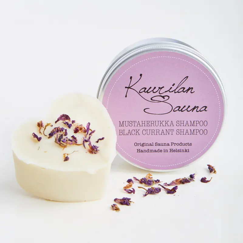 Shampoo bar, svart vinbär (metallförpackning), 90 g