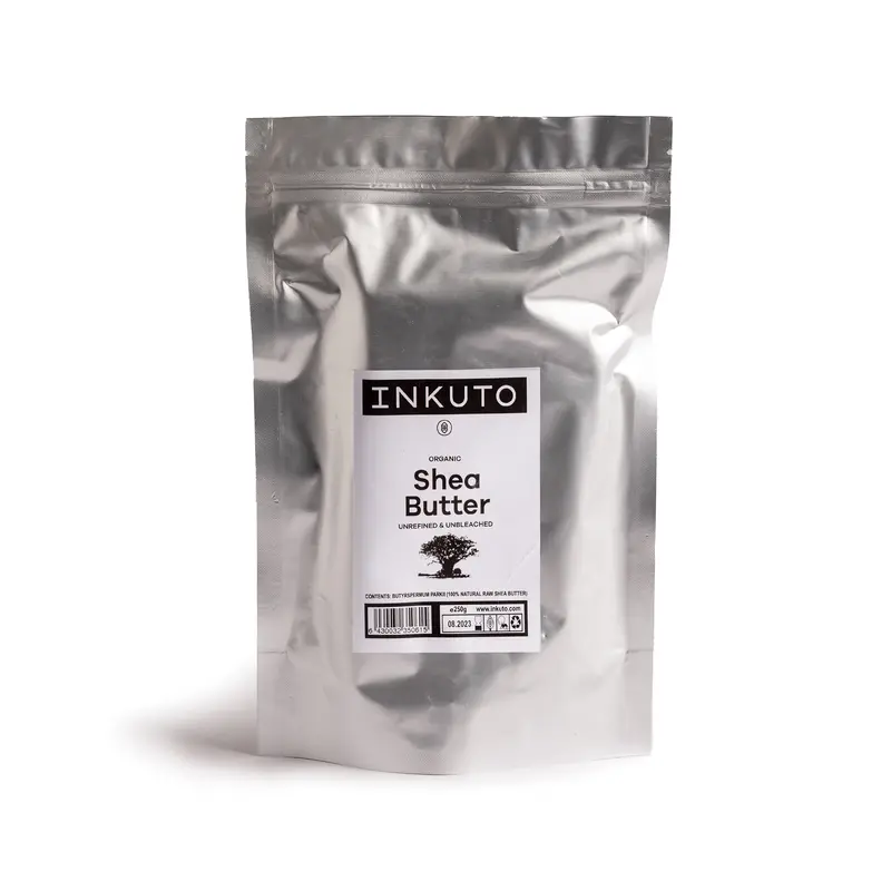 Sheasmör, natural, bit, 250 g