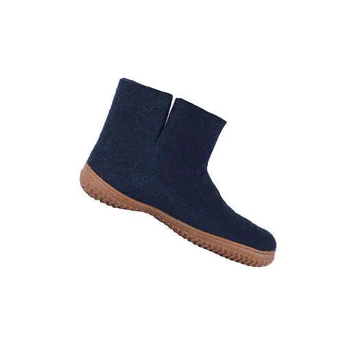 SHUS Ullstövel m. Gummisula Blue | 46