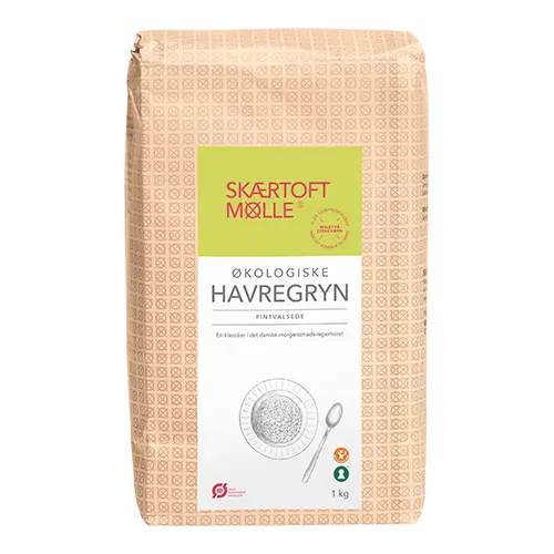 Skærtoft mølle Havregryn Fintvalsade Ekologisk | 1000 g