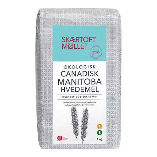 Skærtoft mølle Skärtofta Manitoba Vetemjöl Fullkorn Ekologisk | 1 kg