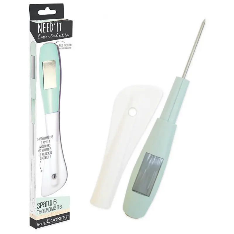Slickepott spatel med termometer