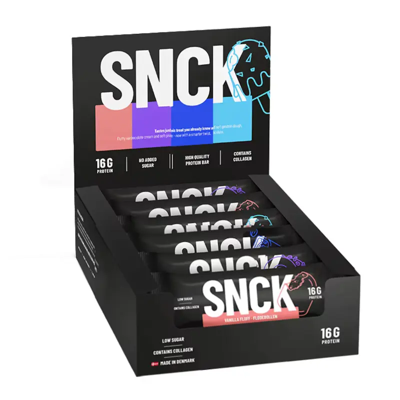 SNCK Proteinbar Mixlåda 12x55g