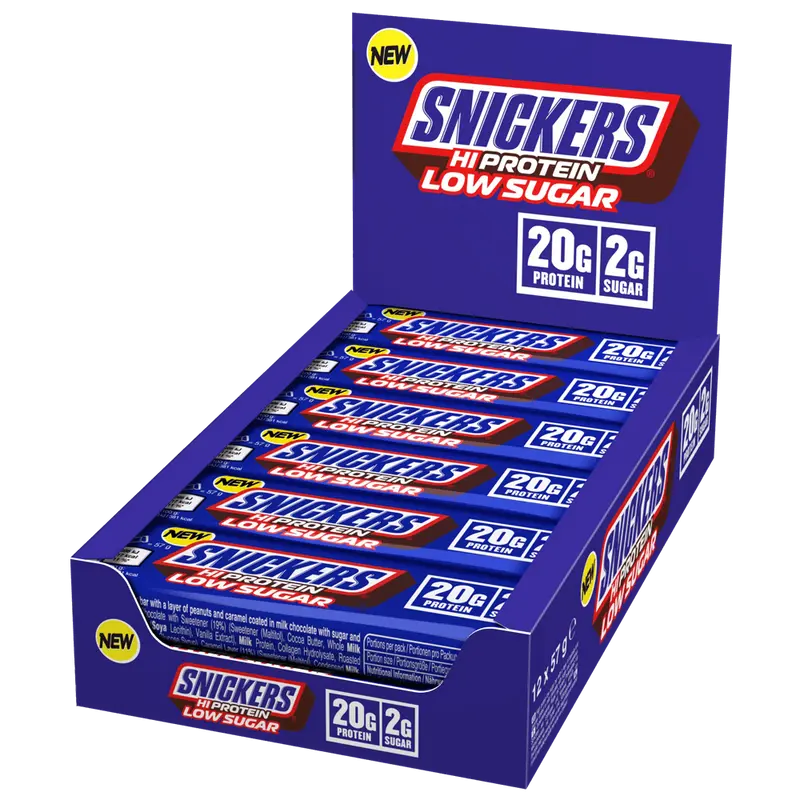 Snickers Hi-Protein Bar Low Sugar - 10x57g.