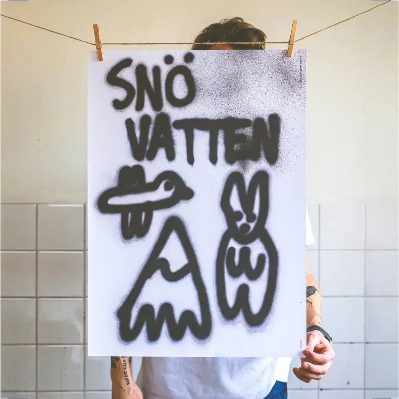 Snövatten print