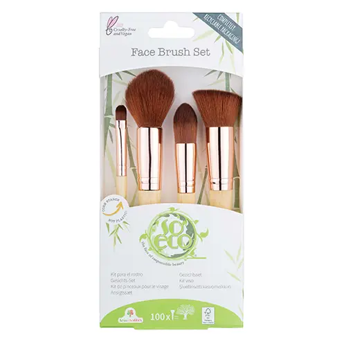 So Eco Makeup Brush Set för ansiktet