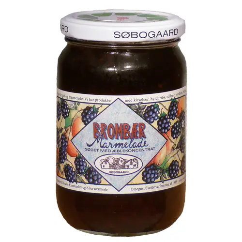 Søbogaard Brombärsmarmelad m. sötat äpple Ekologisk | 390 g