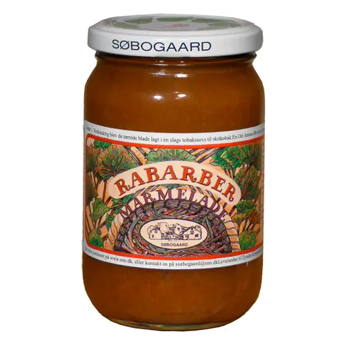 Søbogaard Rabarbermarmelad Ekologisk | 400 g