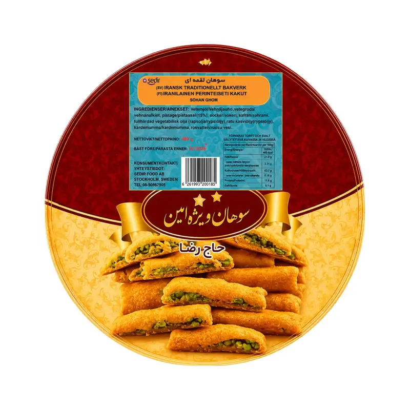 Sohan Special LukmaEi 350g - Lyxig och krispig saffransnougat