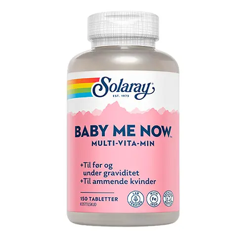Solaray Baby Me Now Multivitamin | 150 tabletter