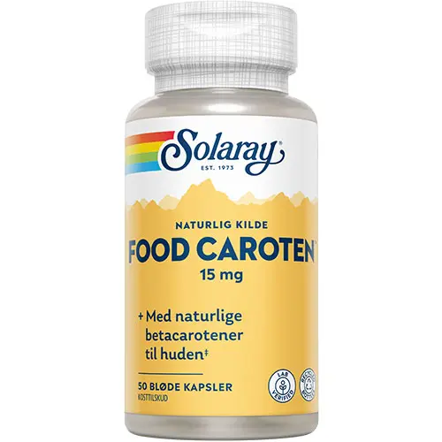 Solaray Betakaroten 15 mg | 50 kapslar