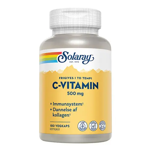 Solaray C-vitamin | 180 kapslar