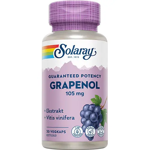 Solaray Grapenol | 30 kapslar