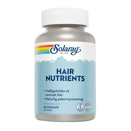 Solaray Hair Nutrients | 60 kapslar