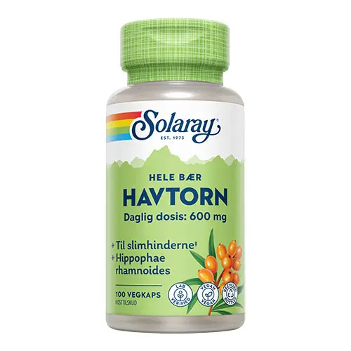 Solaray Havtorn | 100 kapslar