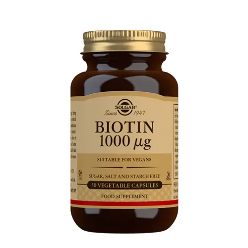 Solgar Biotin 1000ug | 50 kapslar