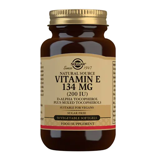 Solgar E-Vitamin Naturlig Källa | 50 kapslar