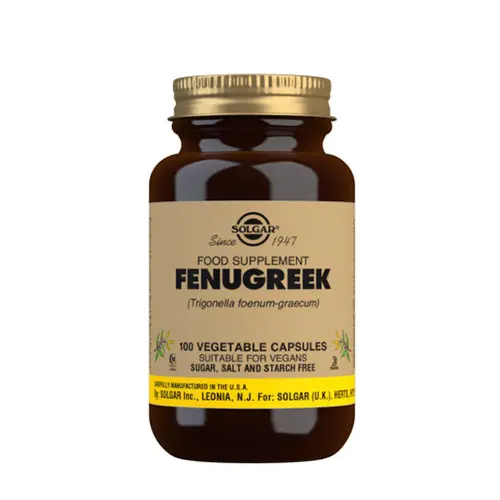 Solgar Fenugreek Bockhornsklöver | 100 kapslar