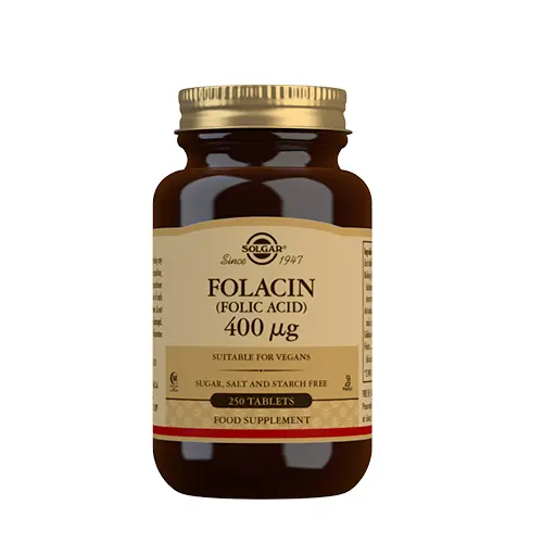 Solgar Folacin Folsyra 400 mcg | 250 tabletter