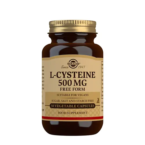 Solgar L-cystein 500 Mg Aminosyra | 30 kapslar