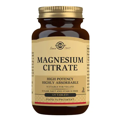 Solgar Magnesium Citrat 200 Mg | 120 tabletter