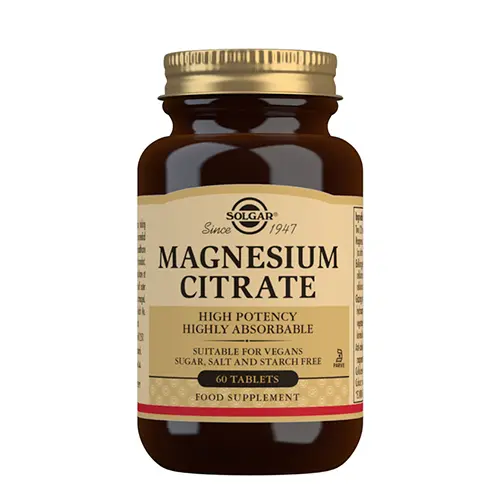 Solgar Magnesium Citrate 200 Mg | 60 tabletter