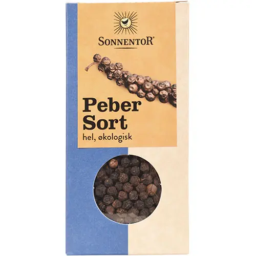 Sonnentor Peppar Svart Hel Ekologisk | 55 g