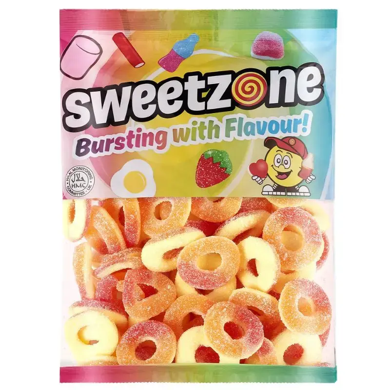 Sour Peach Rings 1kg