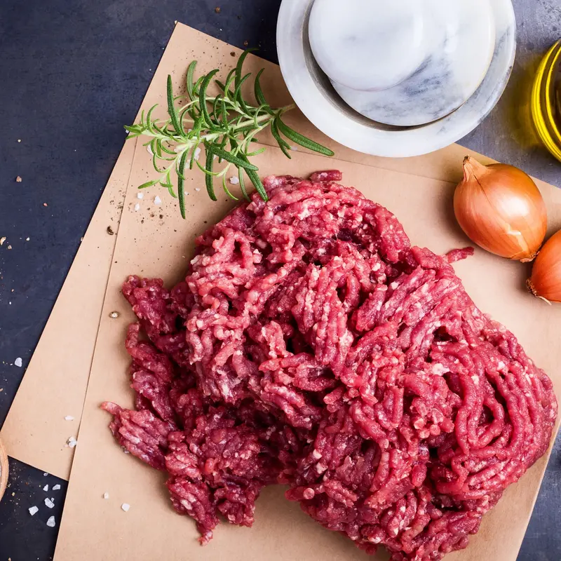 Stora köttfärslådan av högrev ANGUS, ca 5 kg (fryst)