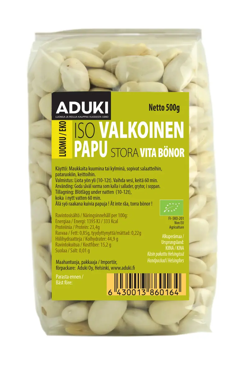 Stora vita bönor (smörbönor), 500 g