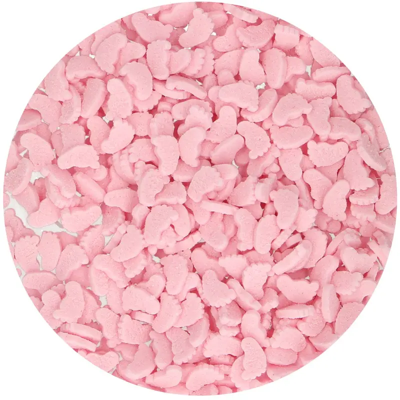 Strössel Bebisfötter Rosa