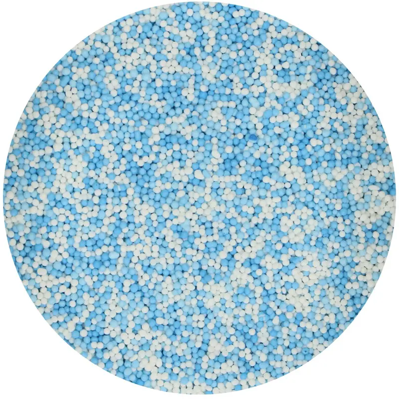Strössel Nonpareils Baby blå mix