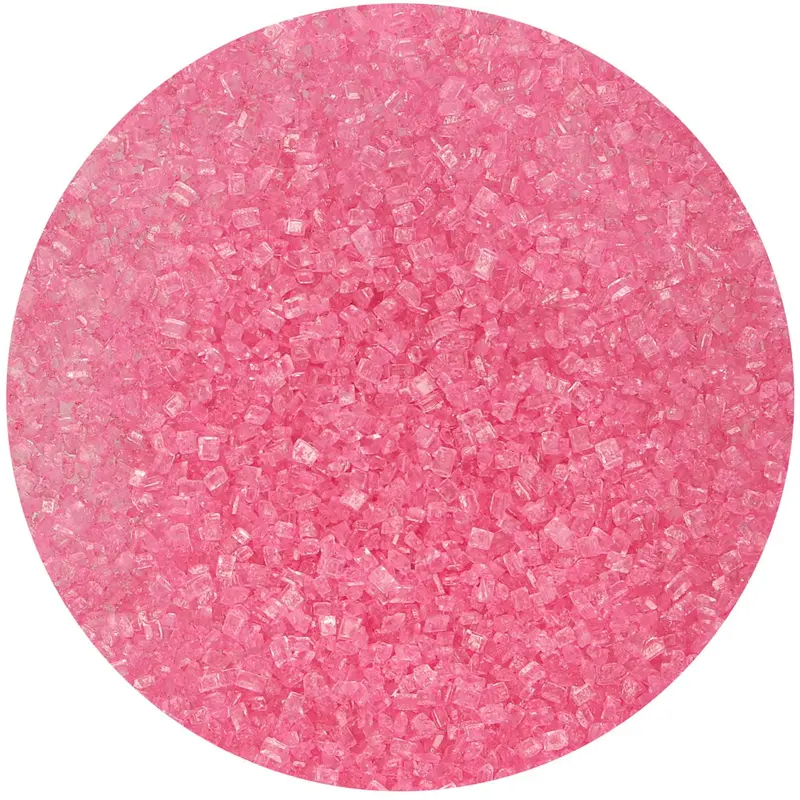 Strössel Sockerkristaller Rosa