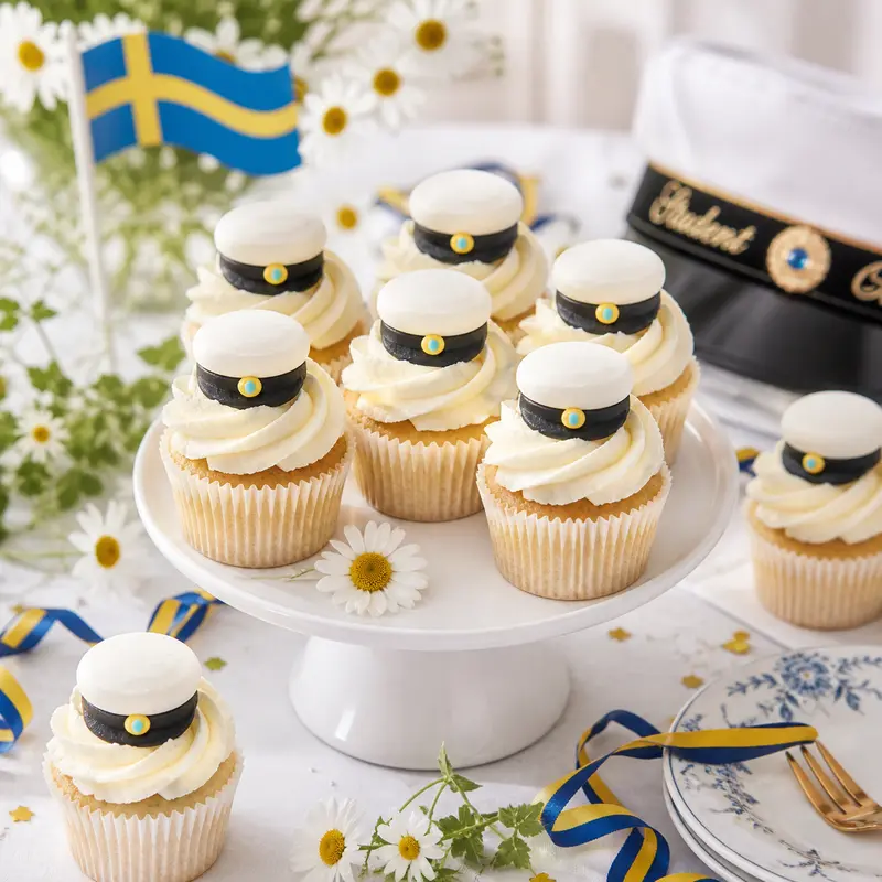 Studenthatt studentmössa ätbara 6-pack