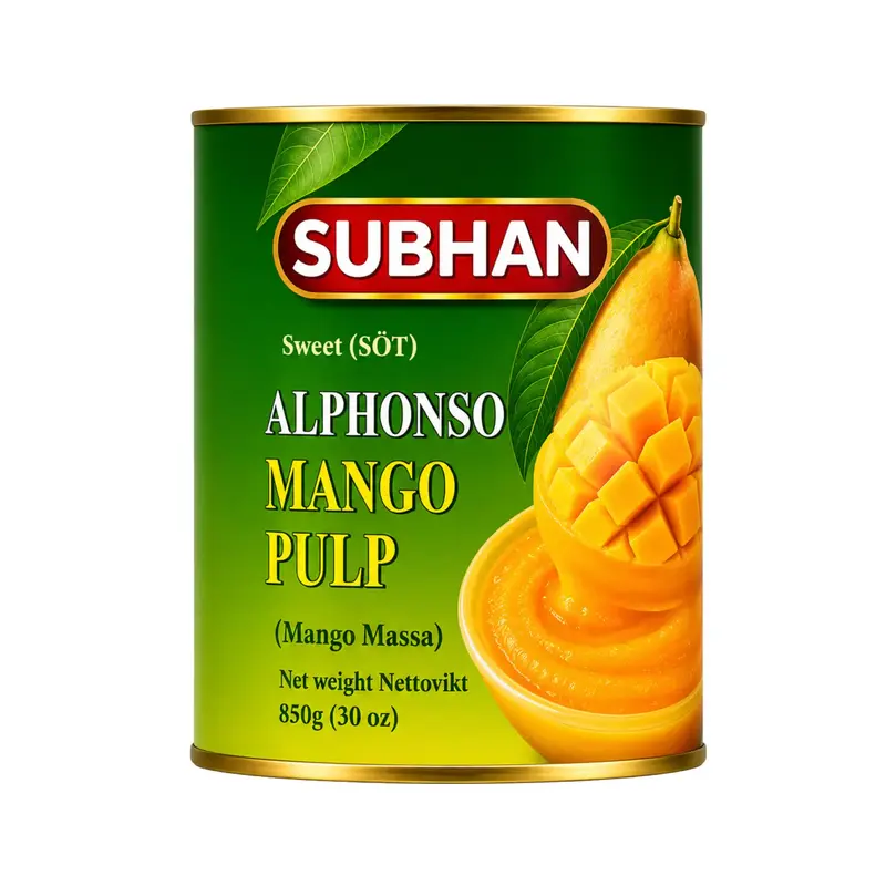 Subhan Alphonso Mango Pulp (Massa) 850g