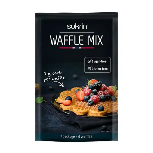 Sukrin Glutenfri och sockerfri våffelmix | 100 g